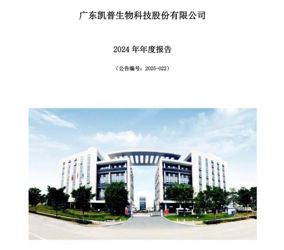 凱普生物2024年業績巨震 凈利潤暴跌566%，檢測服務等核心業務收入下滑超20%